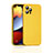Custodia Silicone Ultra Sottile Morbida 360 Gradi Cover G01 per Apple iPhone 13 Pro Giallo