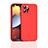 Custodia Silicone Ultra Sottile Morbida 360 Gradi Cover G01 per Apple iPhone 13 Pro Rosso