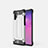 Custodia Silicone Ultra Sottile Morbida 360 Gradi Cover G01 per Samsung Galaxy Note 10 Plus 5G Bianco
