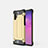Custodia Silicone Ultra Sottile Morbida 360 Gradi Cover G01 per Samsung Galaxy Note 10 Plus 5G Oro