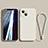Custodia Silicone Ultra Sottile Morbida 360 Gradi Cover G02 per Apple iPhone 13 Mini Bianco