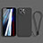 Custodia Silicone Ultra Sottile Morbida 360 Gradi Cover G02 per Apple iPhone 13 Mini Nero