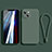 Custodia Silicone Ultra Sottile Morbida 360 Gradi Cover G02 per Apple iPhone 13 Mini Verde