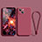 Custodia Silicone Ultra Sottile Morbida 360 Gradi Cover G02 per Apple iPhone 14 Plus Rosso