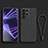 Custodia Silicone Ultra Sottile Morbida 360 Gradi Cover H01 per Samsung Galaxy S21 Ultra 5G Nero