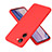 Custodia Silicone Ultra Sottile Morbida 360 Gradi Cover H01P per Realme 10 4G Rosso
