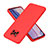 Custodia Silicone Ultra Sottile Morbida 360 Gradi Cover H01P per Xiaomi Poco X3 Pro Rosso