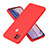 Custodia Silicone Ultra Sottile Morbida 360 Gradi Cover H01P per Xiaomi Redmi 10A 4G Rosso