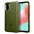 Custodia Silicone Ultra Sottile Morbida 360 Gradi Cover J01S per Samsung Galaxy A41 Verde