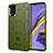Custodia Silicone Ultra Sottile Morbida 360 Gradi Cover J01S per Samsung Galaxy A51 4G Verde