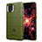 Custodia Silicone Ultra Sottile Morbida 360 Gradi Cover J01S per Samsung Galaxy A81 Verde