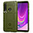 Custodia Silicone Ultra Sottile Morbida 360 Gradi Cover J01S per Samsung Galaxy A9s Verde