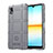 Custodia Silicone Ultra Sottile Morbida 360 Gradi Cover J01S per Sony Xperia Ace III Grigio