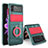 Custodia Silicone Ultra Sottile Morbida 360 Gradi Cover MJ1 per Samsung Galaxy Z Flip4 5G Rosso