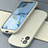 Custodia Silicone Ultra Sottile Morbida 360 Gradi Cover N01 per Apple iPhone 12 Bianco