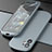 Custodia Silicone Ultra Sottile Morbida 360 Gradi Cover N01 per Apple iPhone 12 Mini Grigio