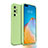 Custodia Silicone Ultra Sottile Morbida 360 Gradi Cover N01 per Huawei P40 Pro Verde Pastello
