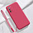 Custodia Silicone Ultra Sottile Morbida 360 Gradi Cover N03 per Samsung Galaxy Note 20 5G Rosso Rosa