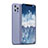 Custodia Silicone Ultra Sottile Morbida 360 Gradi Cover per Apple iPhone 12 Pro Max Viola