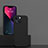 Custodia Silicone Ultra Sottile Morbida 360 Gradi Cover per Apple iPhone 13 Mini Nero