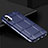 Custodia Silicone Ultra Sottile Morbida 360 Gradi Cover per Apple iPhone X Blu