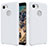 Custodia Silicone Ultra Sottile Morbida 360 Gradi Cover per Google Pixel 3 Bianco