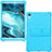 Custodia Silicone Ultra Sottile Morbida 360 Gradi Cover per Huawei MediaPad M6 8.4 Cielo Blu