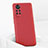Custodia Silicone Ultra Sottile Morbida 360 Gradi Cover per Huawei Nova 8 5G Rosso