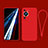 Custodia Silicone Ultra Sottile Morbida 360 Gradi Cover per Huawei P60 Art Rosso