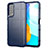 Custodia Silicone Ultra Sottile Morbida 360 Gradi Cover per Huawei Y7a Blu