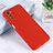 Custodia Silicone Ultra Sottile Morbida 360 Gradi Cover per Motorola Moto E32 Rosso