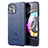 Custodia Silicone Ultra Sottile Morbida 360 Gradi Cover per Motorola Moto Edge 20 Lite 5G Blu
