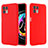 Custodia Silicone Ultra Sottile Morbida 360 Gradi Cover per Motorola Moto Edge 20 Lite 5G Rosso