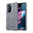 Custodia Silicone Ultra Sottile Morbida 360 Gradi Cover per Motorola Moto Edge Plus (2022) 5G Grigio