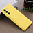 Custodia Silicone Ultra Sottile Morbida 360 Gradi Cover per Motorola Moto Edge S30 5G Giallo