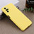 Custodia Silicone Ultra Sottile Morbida 360 Gradi Cover per Motorola Moto G22 Giallo