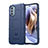 Custodia Silicone Ultra Sottile Morbida 360 Gradi Cover per Motorola Moto G41 Blu
