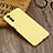 Custodia Silicone Ultra Sottile Morbida 360 Gradi Cover per Motorola Moto G42 Giallo