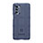 Custodia Silicone Ultra Sottile Morbida 360 Gradi Cover per Motorola Moto G62 5G Blu