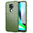 Custodia Silicone Ultra Sottile Morbida 360 Gradi Cover per Motorola Moto G9 Play Verde