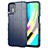 Custodia Silicone Ultra Sottile Morbida 360 Gradi Cover per Motorola Moto G9 Plus Blu
