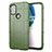 Custodia Silicone Ultra Sottile Morbida 360 Gradi Cover per OnePlus Nord N10 5G Verde Militare