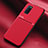 Custodia Silicone Ultra Sottile Morbida 360 Gradi Cover per Oppo A52 Rosso