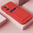 Custodia Silicone Ultra Sottile Morbida 360 Gradi Cover per Oppo A57s Rosso