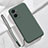 Custodia Silicone Ultra Sottile Morbida 360 Gradi Cover per Oppo A76 Verde Notte