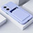 Custodia Silicone Ultra Sottile Morbida 360 Gradi Cover per Oppo A77 4G Azzurro