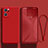 Custodia Silicone Ultra Sottile Morbida 360 Gradi Cover per Oppo Reno7 SE 5G Rosso