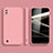 Custodia Silicone Ultra Sottile Morbida 360 Gradi Cover per Samsung Galaxy A01 SM-A015 Rosa