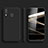 Custodia Silicone Ultra Sottile Morbida 360 Gradi Cover per Samsung Galaxy A20 Nero