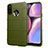 Custodia Silicone Ultra Sottile Morbida 360 Gradi Cover per Samsung Galaxy A20s Verde Militare